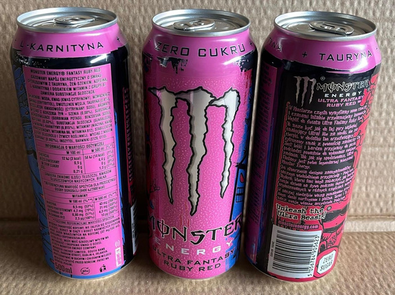 Monster Energy Ultra Fantasy Ruby Red CAN 500 ml