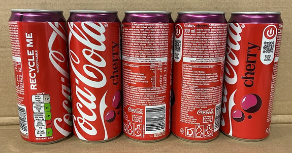 Coca Cola Cherry 330 ml CAN SLEEK DRS