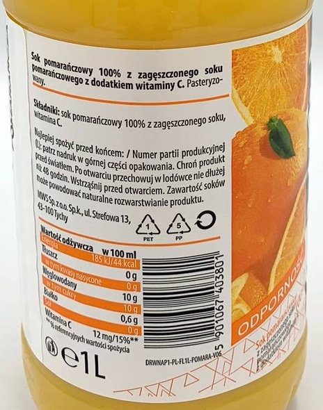 Dr Witt  Orange 1L