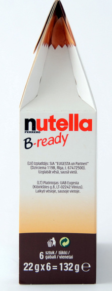 Nutella B-ready  6 sztuk 132 g 