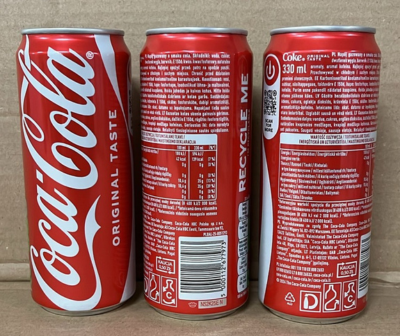 Coca Cola 330 ml CAN SLEEK DRS
