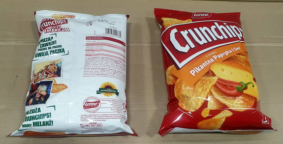 CRUNCHIPS Spicy papper&cheese 140g