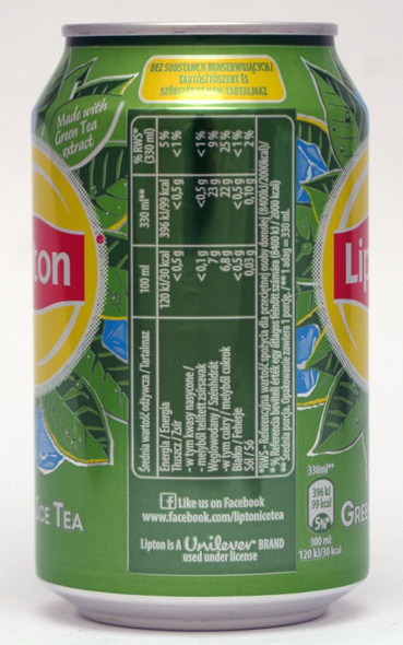 Lipton Ice Tea Green CAN 330 ml 