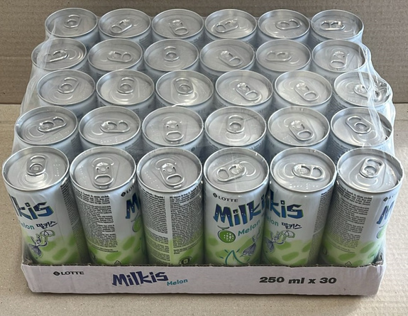 Milkis milk carbonated beverage can melon 250ml