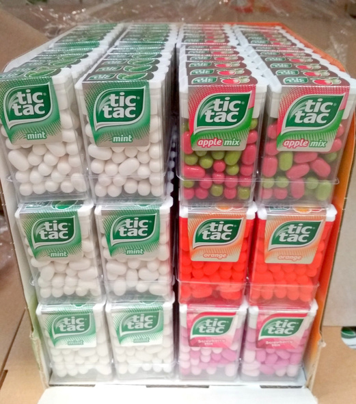 Tic Tac Mix 144 pcs x18 g =2,592 kg