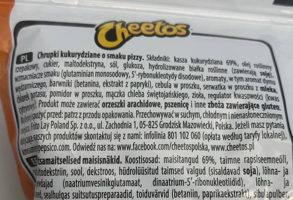 Cheetos Pizzerini 85 g