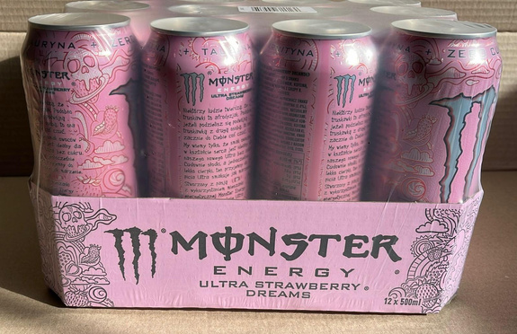 Monster Energy Ultra Strawberry CAN 500 ml