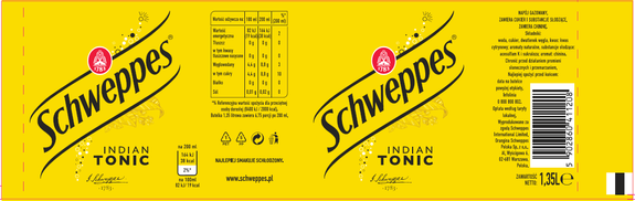 Schweppes Indian Tonic PET 1,4 L