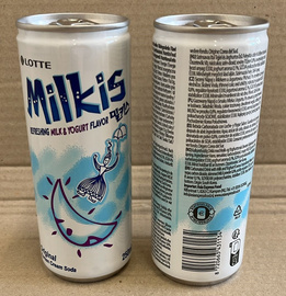 Milkis milk carbonated beverage can original 250ml