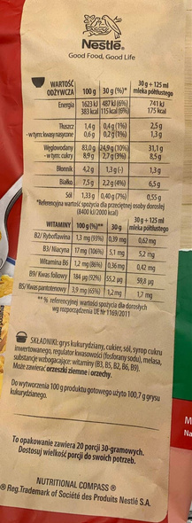 Nestle Płatki Corn Flakes Gluten Free  600 g 