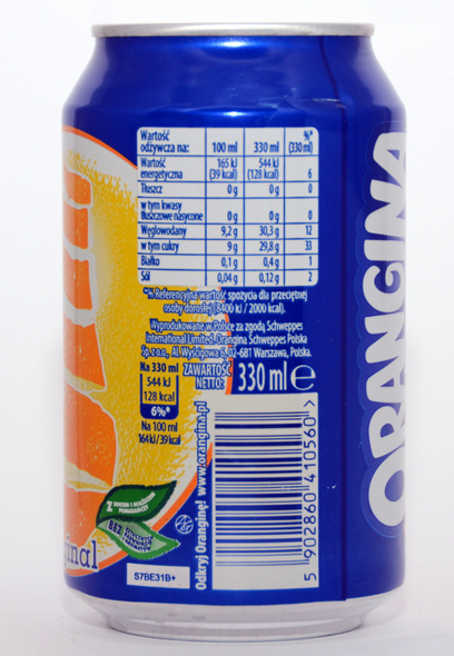 Orangina Orange Can 330 ml