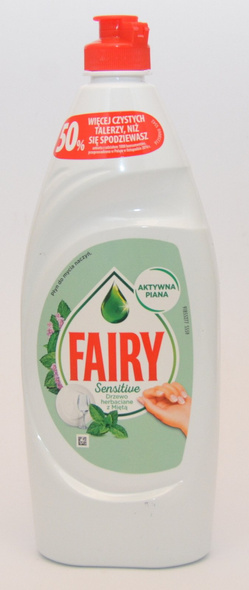 Fairy Cytryna 10x650 ml  & Fairy Sensitive 6x650 ml 