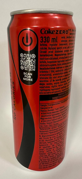  Coca Cola Zero 330 ml CAN SLEEK DRS