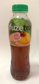 FUZETEA Black Ice Tea Brzoskwiniowo - Różany  PET 500 ml UKR