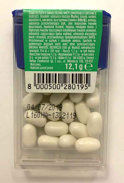 Tic Tac Gum Spearmint 12,1 g 