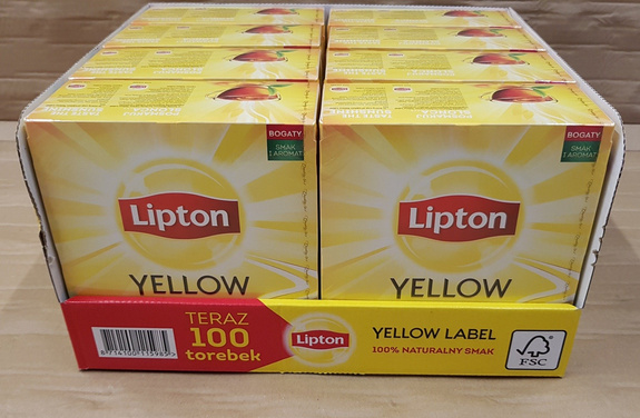 Lipton Yellow Label 100 torebek 200g