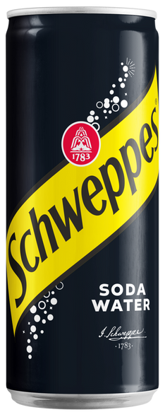 Schweppes Soda Water CAN 330 ml