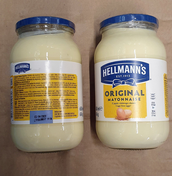 Mayonnaise Hellmanns Oryginal 650 ml 