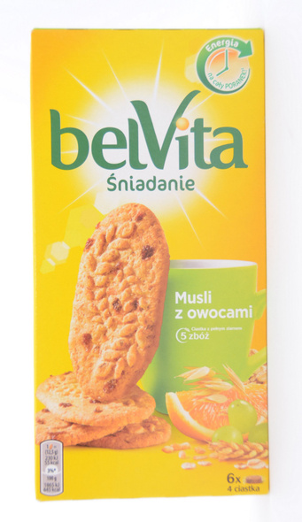 BelVita Musli z owocami (6x50g) 300 g 