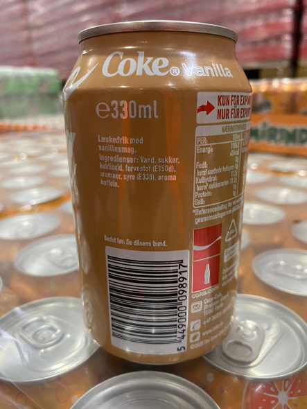 Coca Cola Vanilla FAT CAN 330 ml 