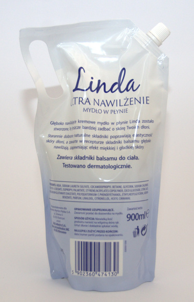 Linda Liquid Soap with Extra Moisturizing Cream 900 ml