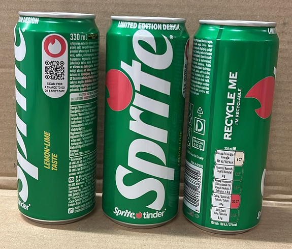  Sprite 330 ml CAN SLEEK DRS