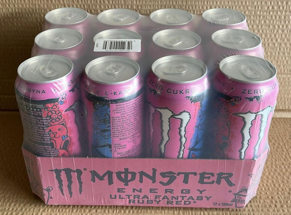 Monster Energy Ultra Fantasy Ruby Red CAN 500 ml