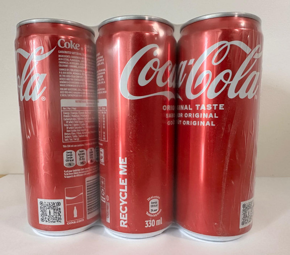 Coca Cola 24x330 ml cans SLEEK origin Kenia