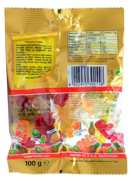 Haribo Złote Misie 100 g 