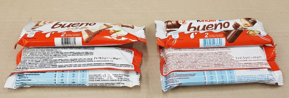 Kinder Bueno White 39 g (2 x 19,5g)&Kinder Bueno 43 g (2 x 21,5 g)