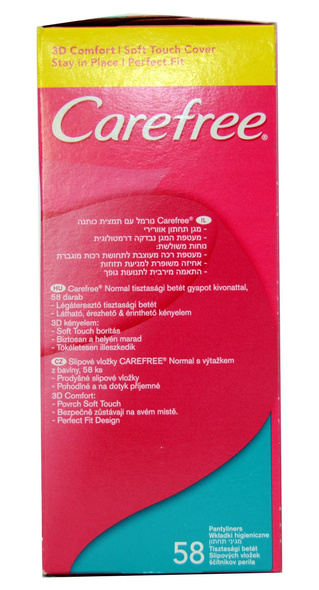 Carefree Normal with Cotton Extract+3D Comfort 58