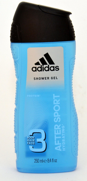 Adidas Pure Game 250 ml Shower Gel & Adidas After Sport 250 ml Shower Gel & Adidas Arena Edition 250 ml Shower Gel 