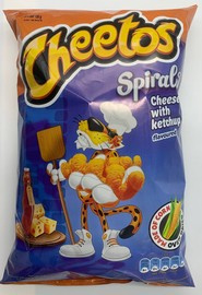 Cheetos Ketchup Cheese Spirals XL 130 g