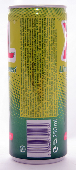 XL Energy Lime&Lemon CAN 250 ml