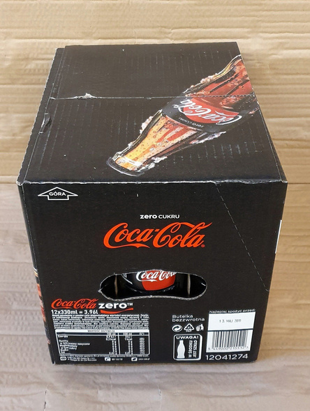 Coca Cola ZERO 330 ml Glass Bottle