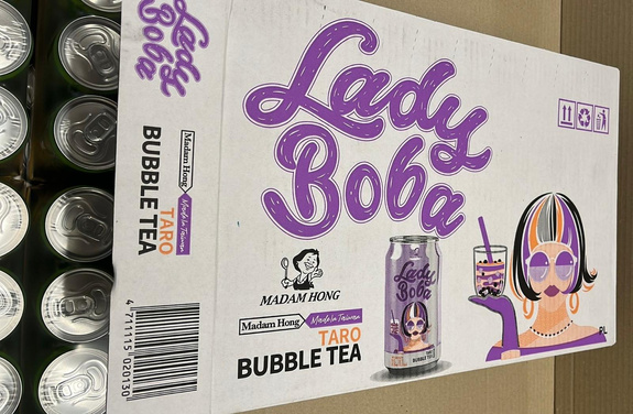 Bubble Tea Lady Boba Taro 315 ml