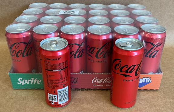  Coca Cola Zero 330 ml CAN SLEEK 