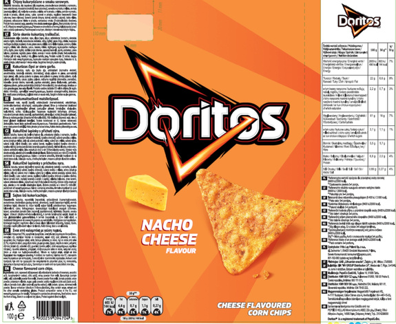 Doritos Nacho Cheese Flavoured 100 g