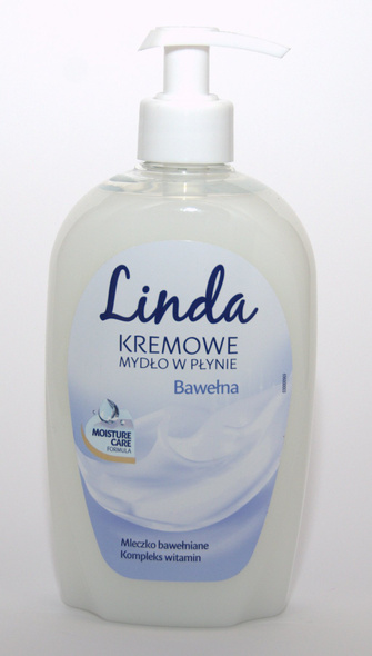 Linda Kremowe Mydło w Płynie Bawełna 500 ml