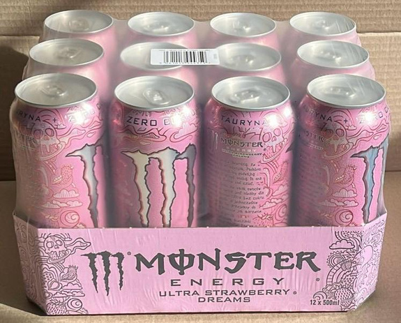 Monster Energy Ultra Strawberry CAN 500 ml