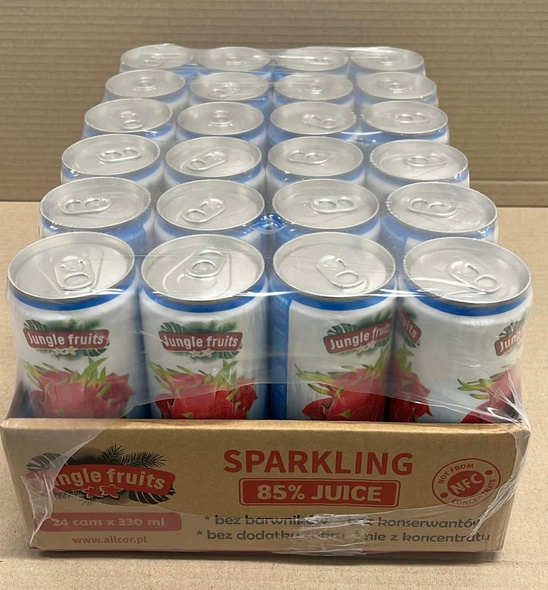 Jungle fruits Guava Sparkling Juice 85% 330 ml 