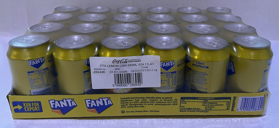Fanta Lemon FAT CAN 330 ml 