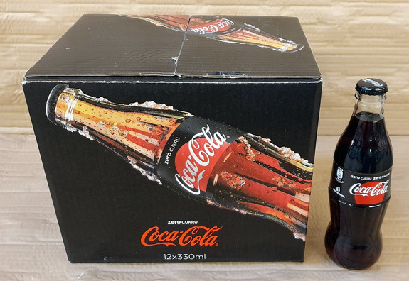 Coca Cola ZERO 330 ml Glass Bottle