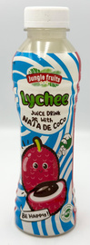 Jungle fruits Lychee Juice Drink with Nata de Coco 450 ml 