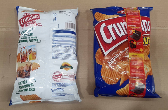 CRUNCHIPS X-CUT Kebab&Onion 140g