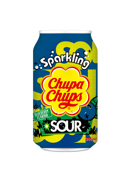 Chupa Chups Drink Sour Blueberry 345ml