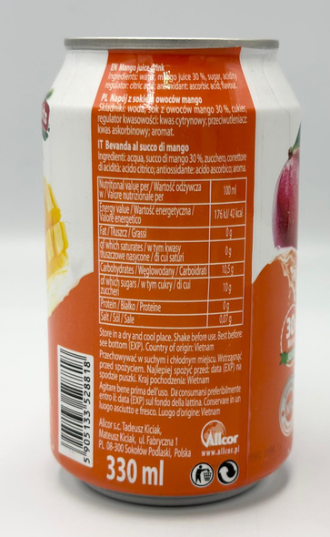 Jungle fruits Mango Juice Drink 330 ml 