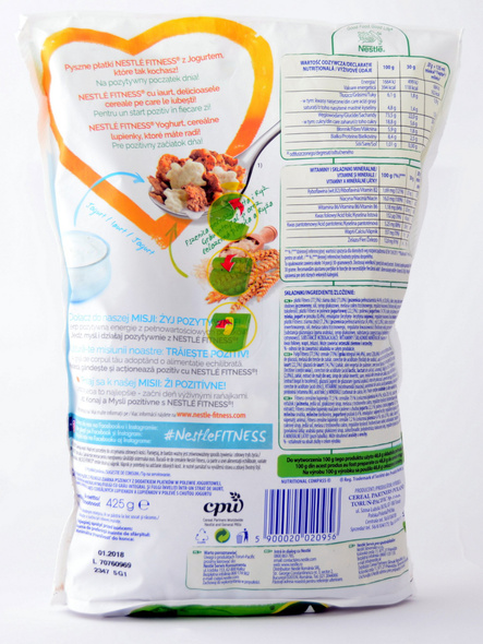 Nestle Płatki Fitness Jogurt 500 g 