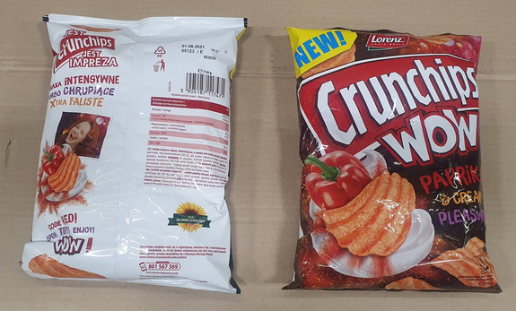 CRUNCHIPS WOW Paprika&Cour cream 110g