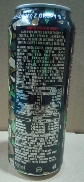 Monster Energy Assault CAN 500 ml